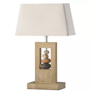 Miriel Table Lamp with Shade Wood