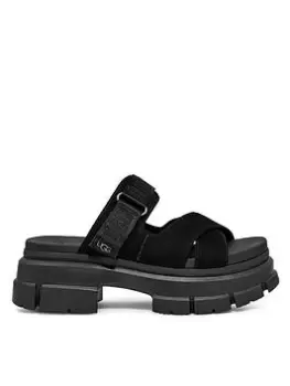 UGG Ashton Wedge Slide - Black, Size 3, Women
