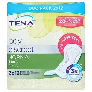 TENA Lady Discreet Normal DUO Pack 24