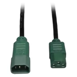 Tripp Lite P004-004-GN PDU Power Cord C13 to C14 - 10A 250V 18 AWG 4 ft. (1.22 m) Green