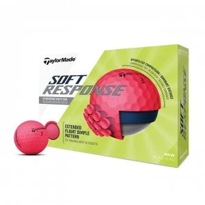 TaylorMade Soft Response Golf Balls - Red