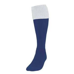 Precision Navy/White Turnover Football Socks UK Size 3-6