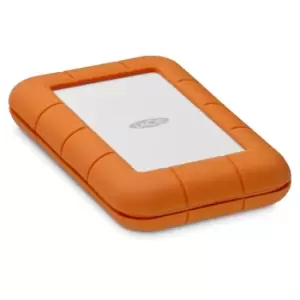 LaCie Rugged Secure External HDD 2000GB Orange, White