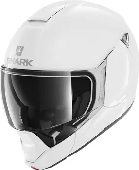 Shark Evojet Blank Helmet, white Size M white, Size M