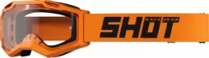 Shot Assault 2.0 Solid Motocross Goggles, orange, orange, Size One Size