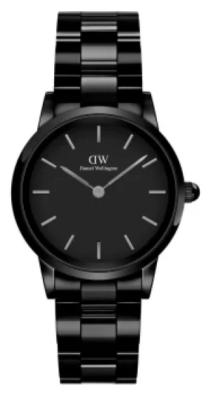 Daniel Wellington Iconinc Link Ceramic 32mm Black Strap Watch