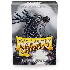Dragon Shield Matte Slate Japanese Size Card Sleeves - 60 Sleeves