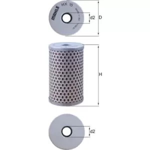 Hydraulic Filter -Element HX 15 by Mahle