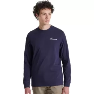 Craghoppers Mens Holmes Graphic Long Sleeve T-Shirt L - Chest 42' (107cm)