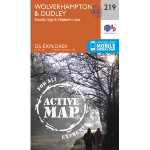 Wolverhampton and Dudley, Stourbridge and Kidderminster by Ordnance Survey (Sheet map, folded, 2015)