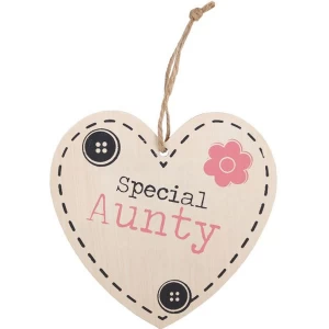 Special Aunty Hanging Heart Sign