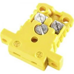 BB Thermo Technik Miniature Coupler Socket K type Yellow NiCrNi