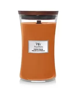 Woodwick Hourglass Candle Jar - Pumpkin Praline