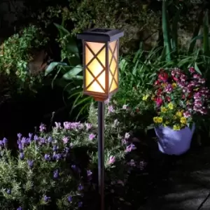 Solar Arezzo Cool Flame Torch Light Stake Bollard Lantern LED - Smart Garden