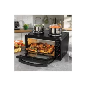 Daewoo 3000W 32 Litre Electric Mini Oven with Hot Plates