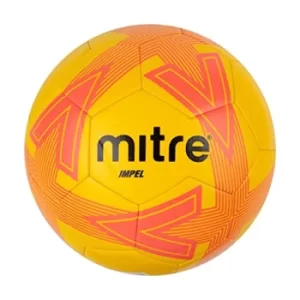 Mitre Impel Training Ball Yellow/Tangerine/Black 3