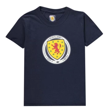 Source Lab Scotland T Shirt Juniors - Navy