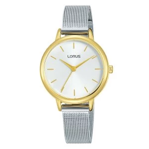 Lorus RG250NX9 Ladies Two Tone Dress Mesh Bracelet Watch