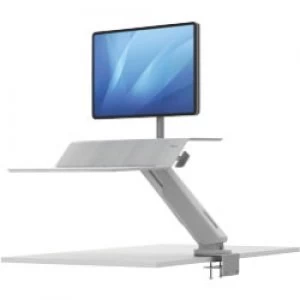 Fellowes Sit Stand Workstation Lotus RT Single White