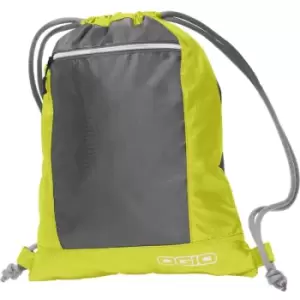 Endurance Pulse Drawstring Pack Bag (One Size) (Sulfer/ Black) - Ogio