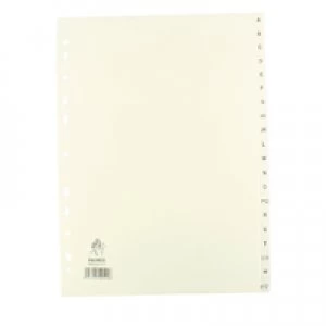 Nice Price A4 White A-Z Polypropylene Index WX01351
