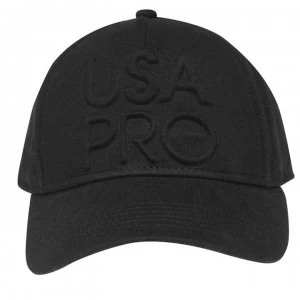 USA Pro Logo Cap Junior Girls - Black
