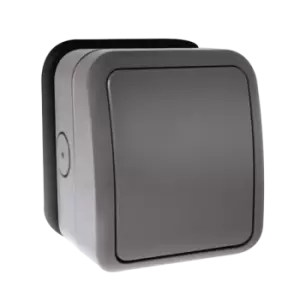 Click Scolmore Aquip Weatherproof Single 1 Gang Switch Enclosure (Unfurnished) IP66 - OA401AGU