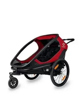 Hamax Outback One Child Bike Trailer - Red / Black