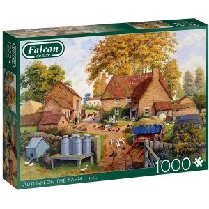 Falcon Autumn on The Farm Jigsaw Puzzle - 1000 Piece