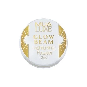MUA Luxe Glow Beam Highlighting Powder - Gold Gold