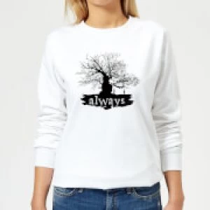 Harry Potter Always Tree Womens Sweatshirt - White - XL
