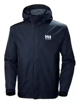 Helly Hansen Seven J Waterproof Hooded Jacket, Navy Size M Men