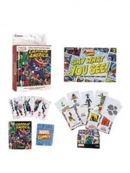 Marvel Marvel Say What You See And Marvel Playing Cards