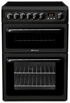 Hotpoint HAE60KS Double Oven Ceramic Hob Electric Cooker