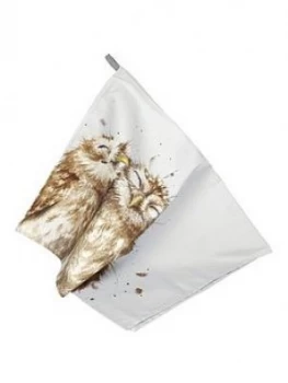 Royal Worcester Wrendale Tea Towel Owl