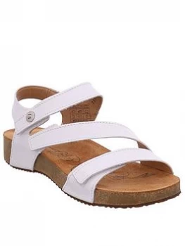 Josef Seibel Tonga 25 Flat Sandals - White, Size 3, Women