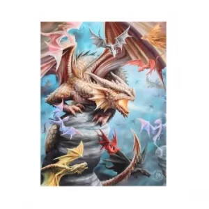 19x25 Dragon Clan Canvas by Anne Stokes