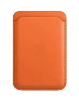 Apple iPhone Leather Wallet With Magsafe - Orange