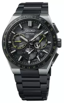 Seiko SSH139J1 Astron aCyber Yellowa GPS Solar 5X Dual- Watch