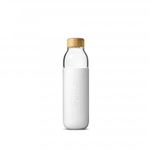Soma Glass Water Bottle White