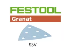 Festool STF V93/6 P240 GR/100 StickFix Sandpaper 93V 240 Grit 100pk