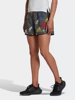 adidas 3-stripes Sport Brand Love Shorts, Black Size XS Women