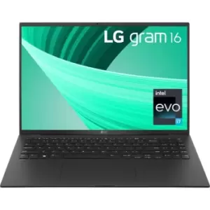 LG gram 16" 16Z90R-K.AD78A1 Laptop Intel Core i7 1TB SSD - Black