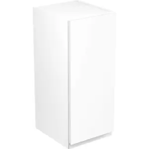Kitchen Kit Flatpack J-Pull Kitchen Cabinet Wall Unit Super Gloss 300mm in White MFC