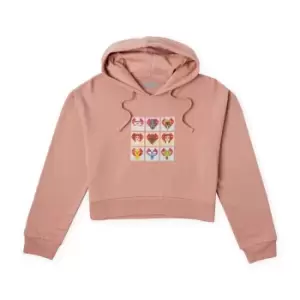 Star Wars Selection Womens Cropped Hoodie - Dusty Pink - S - Dusty pink