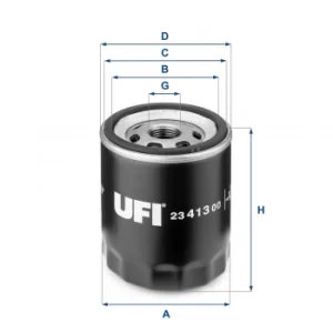 2341300 UFI Oil Filter Oil Spin-On