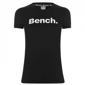 Bench Miller Print T Shirt Ladies - Black 001