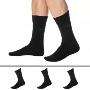 Calvin Klein 3- Pack Cotton Socks - Black TU