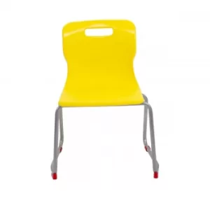 TC Office Titan Skid Base Chair Size 4, Yellow