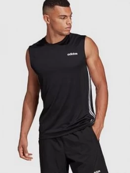 adidas Designed 2 Move Vest - Black, Size 2XL, Men